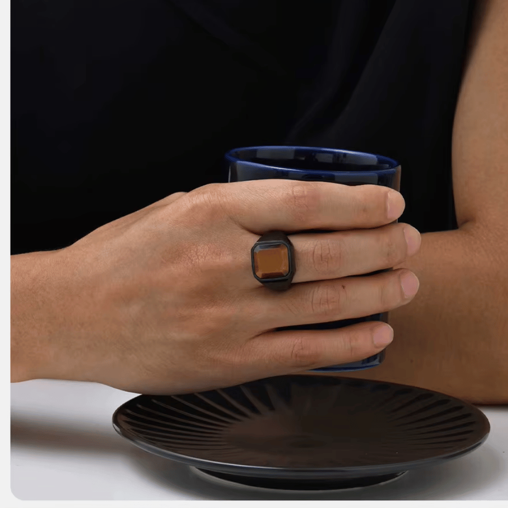 Tiger Eye Stone Ring