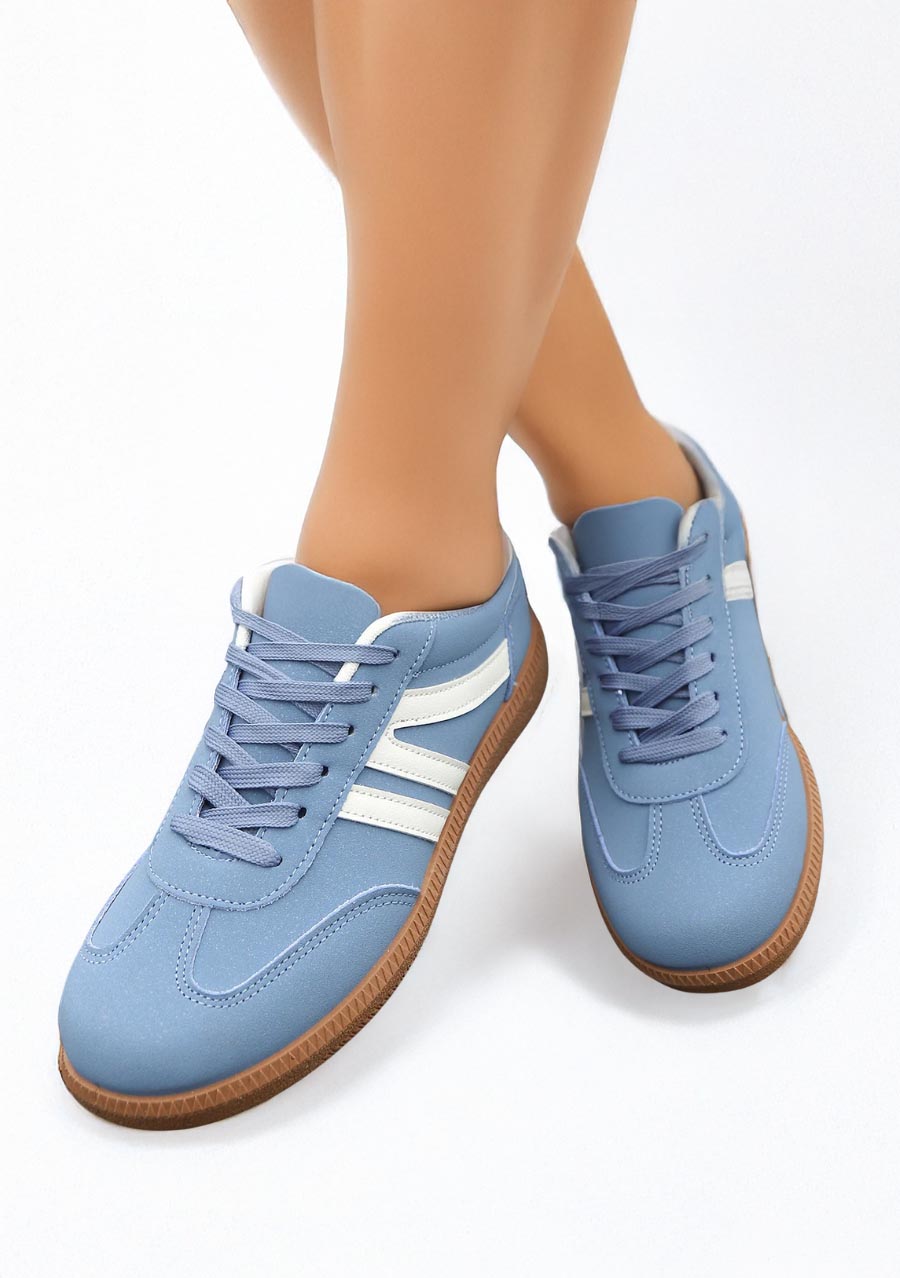 Charlotte Casual Lace-Up Shoes – Lightweight & Breathable Blue
